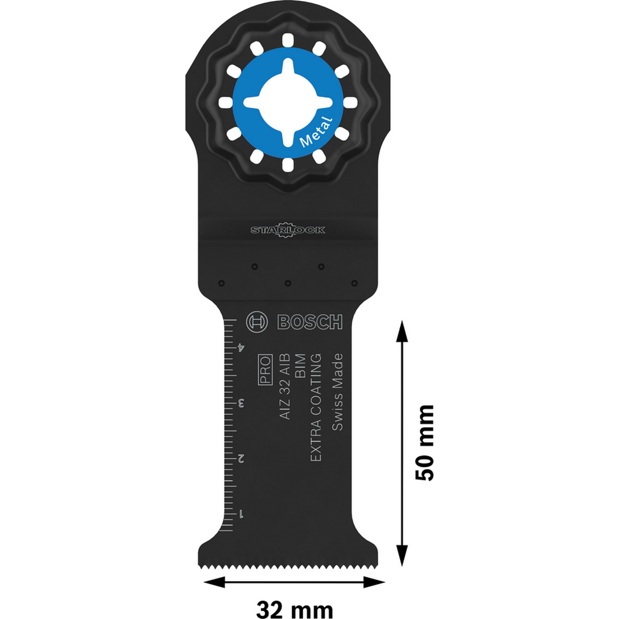Sägeblatt für Multifunktionswerkzeuge 'PRO AIZ 32 AIB' 32 x 50 mm