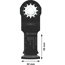 Sägeblatt-Set für Multifunktionswerkzeuge 'PRO AIZ 32 APIB' 32 x 50 mm 5-teilig