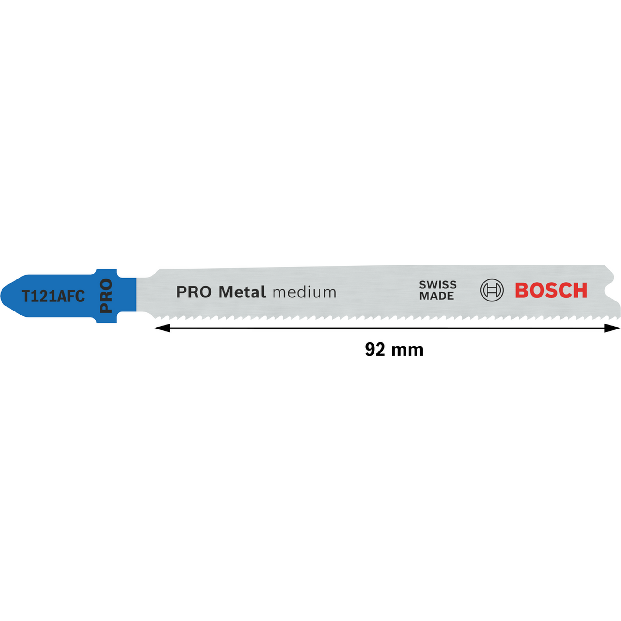 Stichsägeblatt 'Pro Metal medium T121AFC' 92 mm, 3 Stück