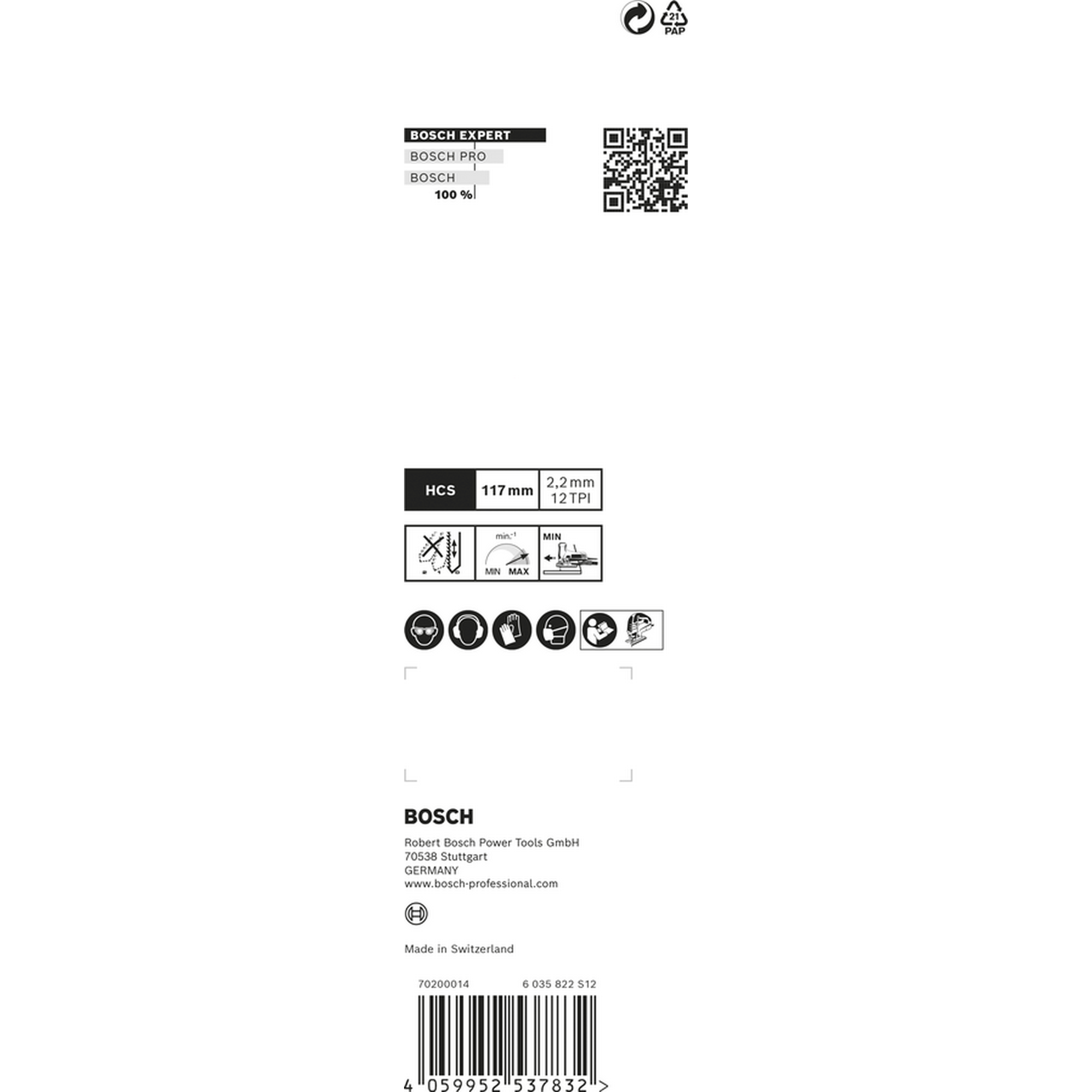 Stichsägeblatt-Set 'Expert Wood 2-side clean T308B/BO' 3-teilig