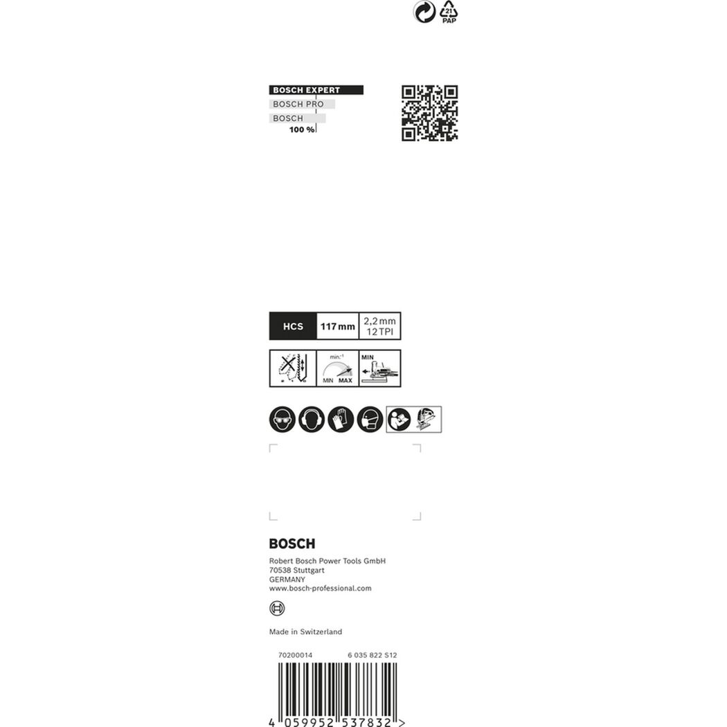 Stichsägeblatt-Set 'Expert Wood 2-side clean T308B/BO' 3-teilig