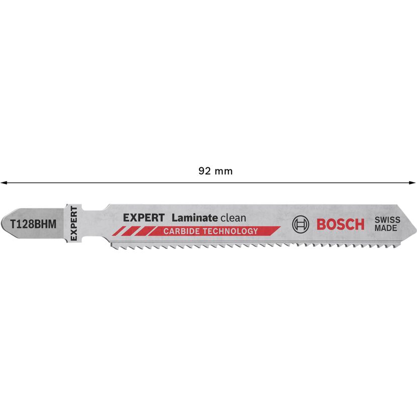 Stichsägeblatt 'Expert Laminate Clean T128 BHM' 3 Stück