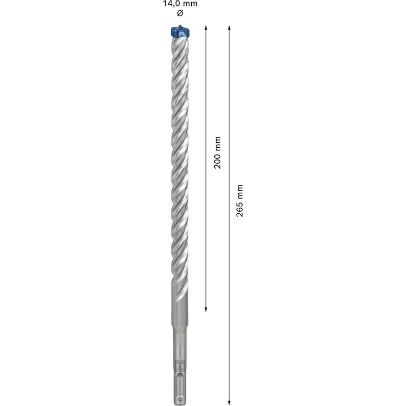 Hammerbohrer 'EXPERT SDS plus-7X' 14 x 200 x 265 mm