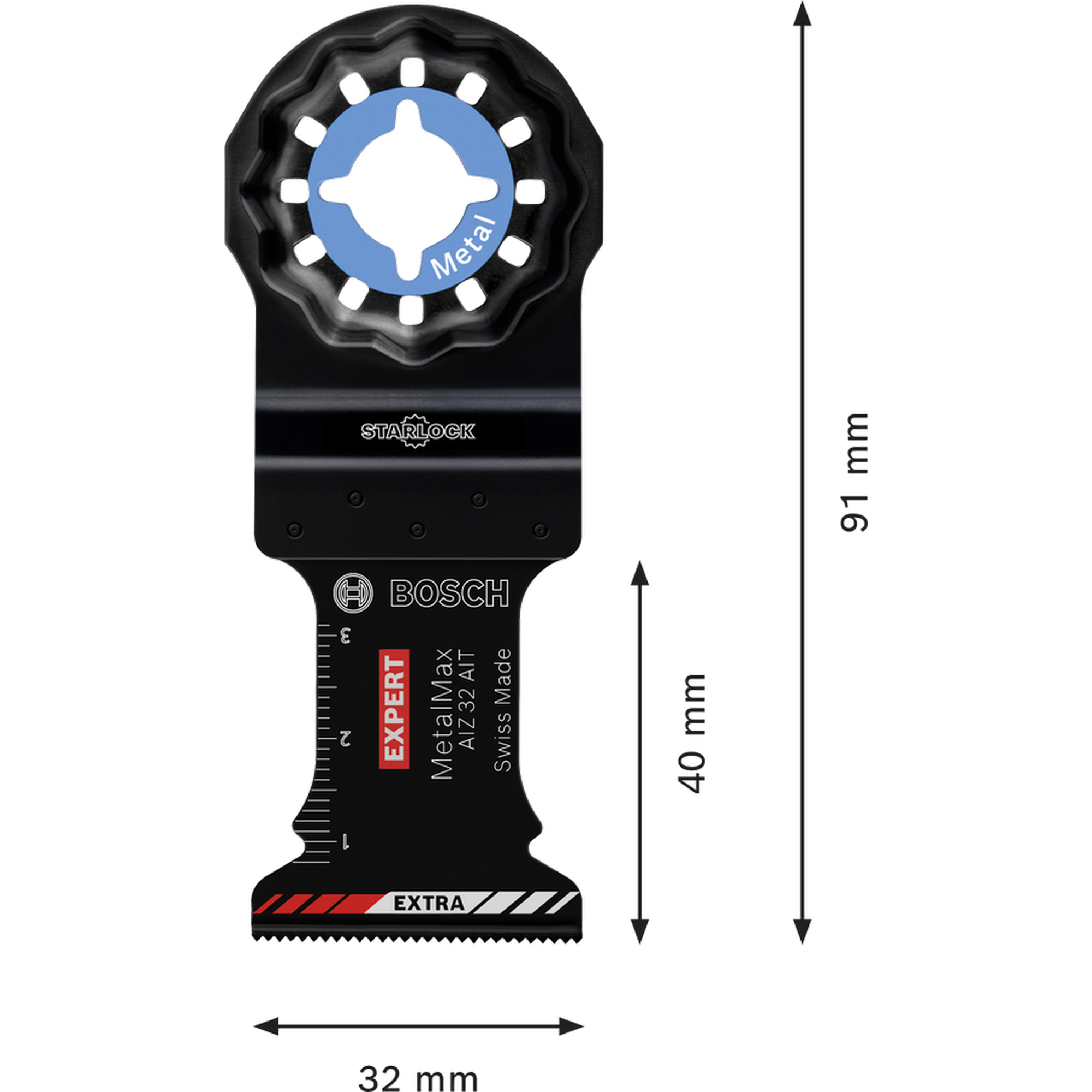 Sägeblatt 'Expert MetalMax AIZ 32 AIT' für Multifunktionswerkzeuge 40 x 32 mm
