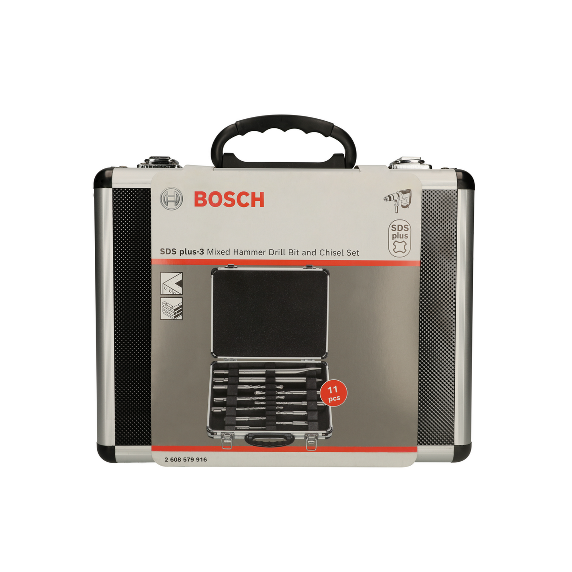 Meißel- und Hammerbohrer-Set 'SDS plus 3' Ø 5-12 mm 11-teilig