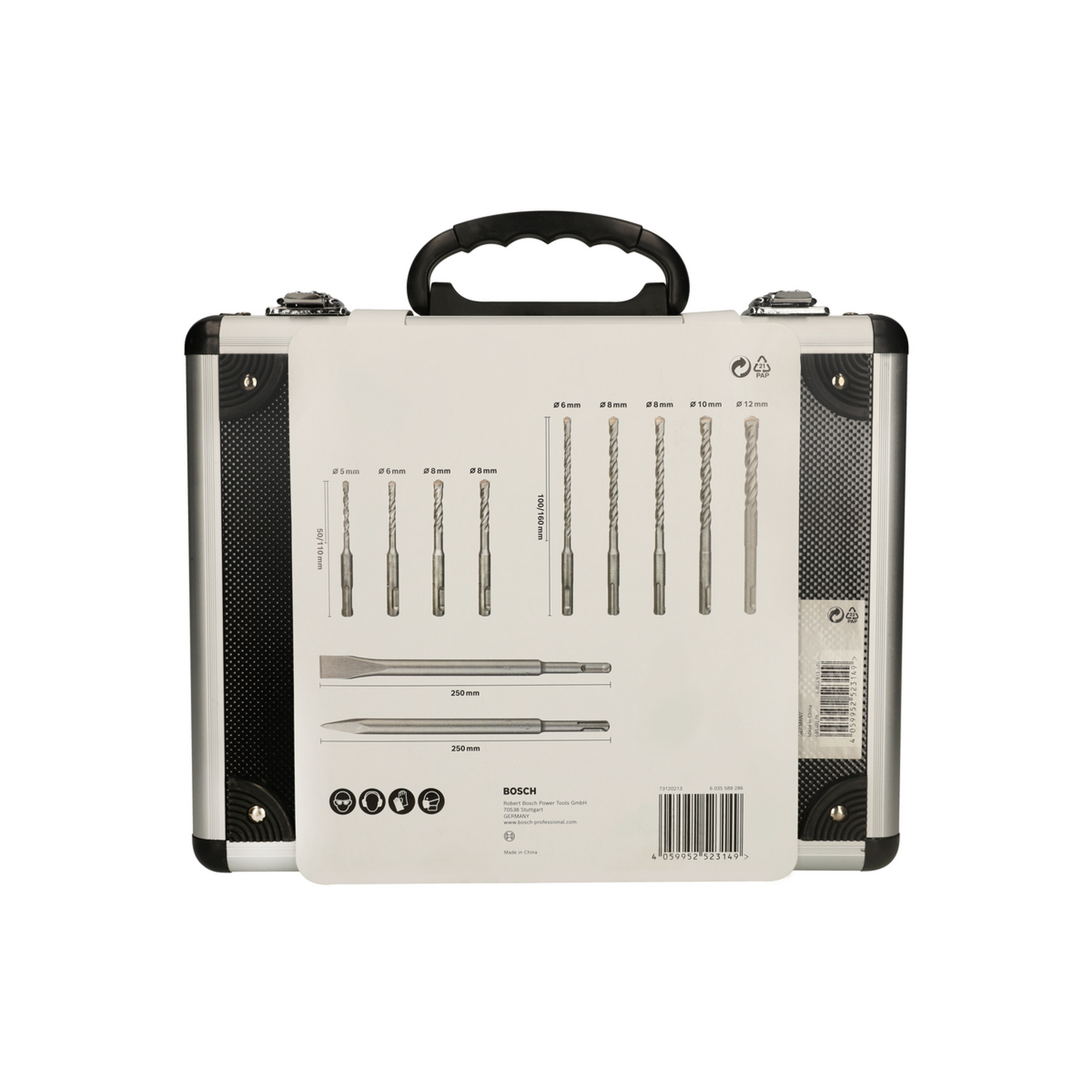 Meißel- und Hammerbohrer-Set 'SDS plus 3' Ø 5-12 mm 11-teilig
