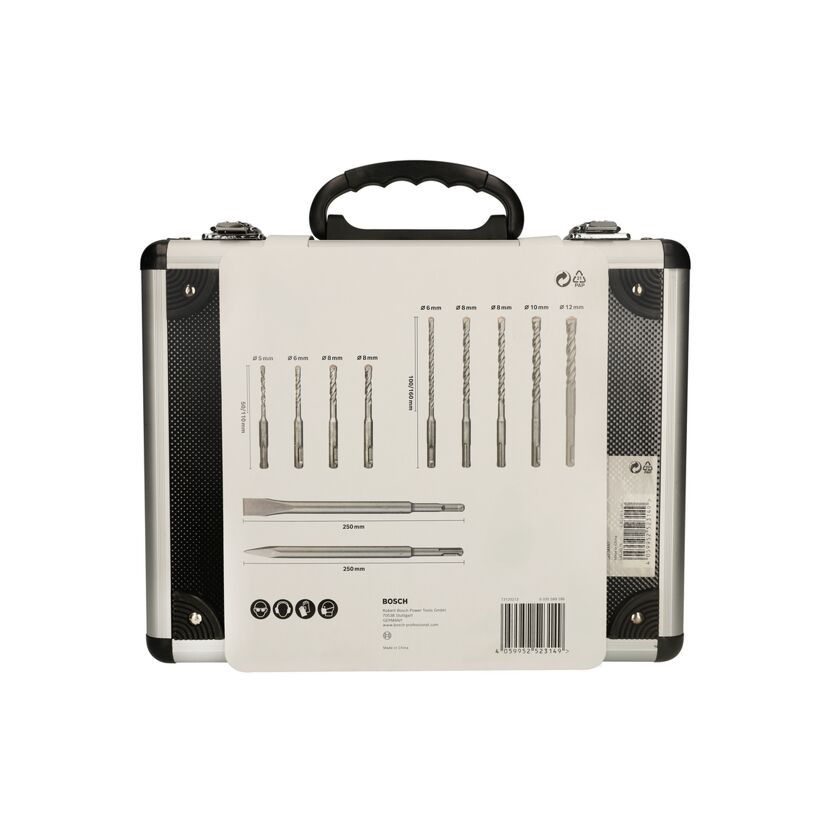Meißel- und Hammerbohrer-Set 'SDS plus 3' Ø 5-12 mm 11-teilig
