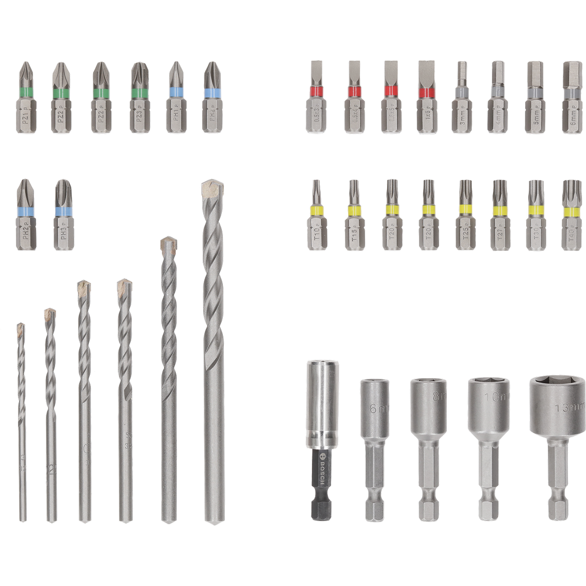 Schrauberbit‑ und CYL-3 Bohrer-Set 'Extra Hard' 35‑teilig
