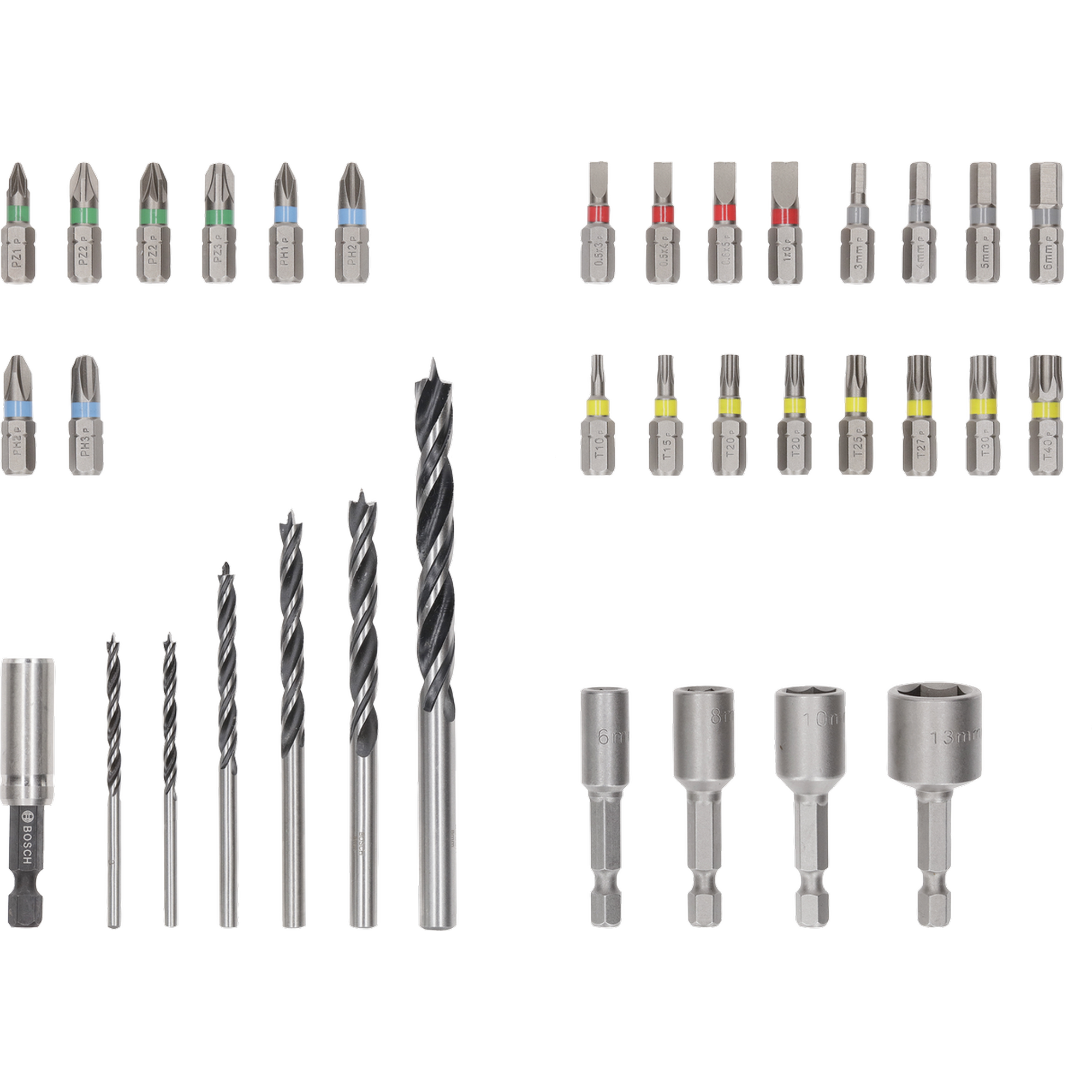 Bohrer-Set 'Extra Hard Schrauberbit‑ und PRO Wood' 35‑teilig