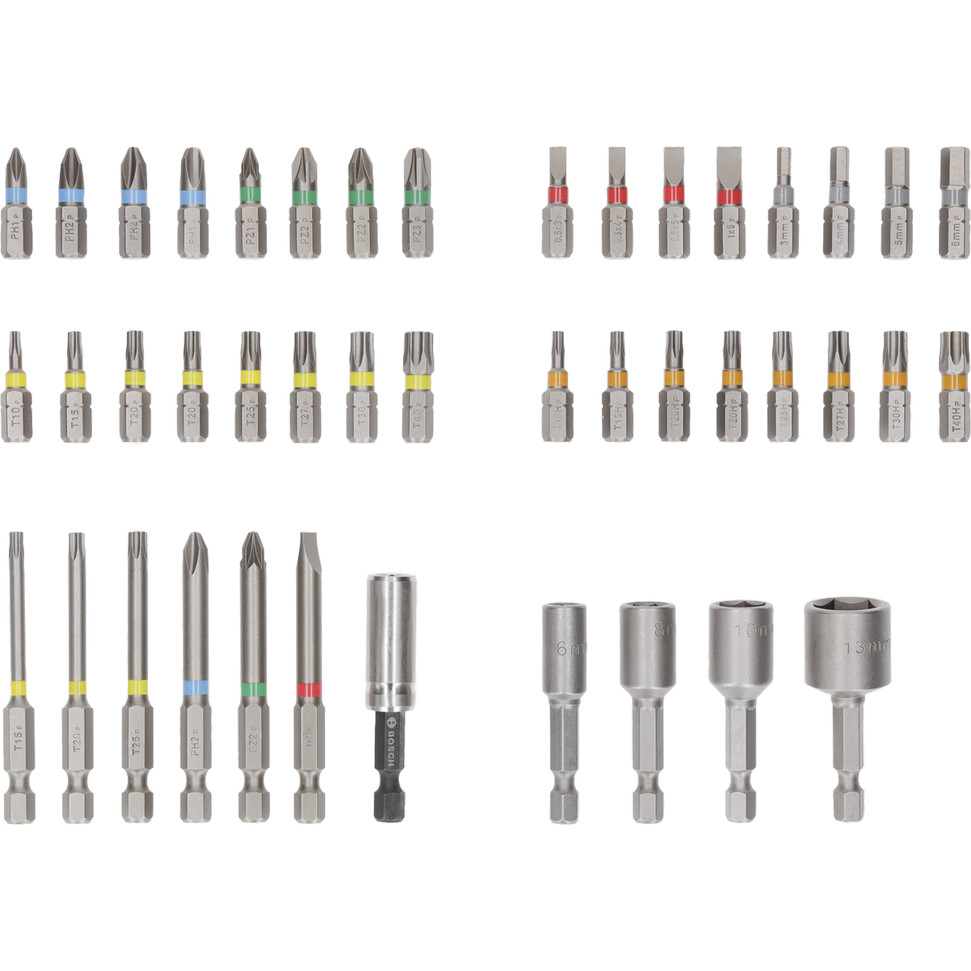 Schrauberbit-Set 'Extra Hard' 43‑teilig