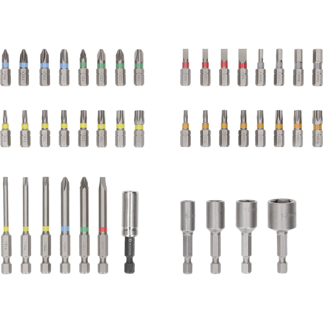 Schrauberbit-Set 'Extra Hard' 43‑teilig