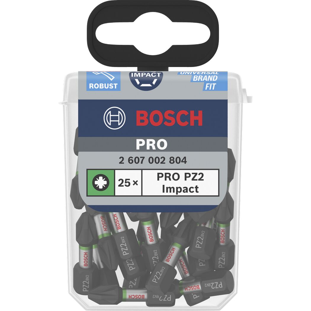 Bit-Set 'Pro PZ Impact' PZ2 x 25 mm 25 Stück