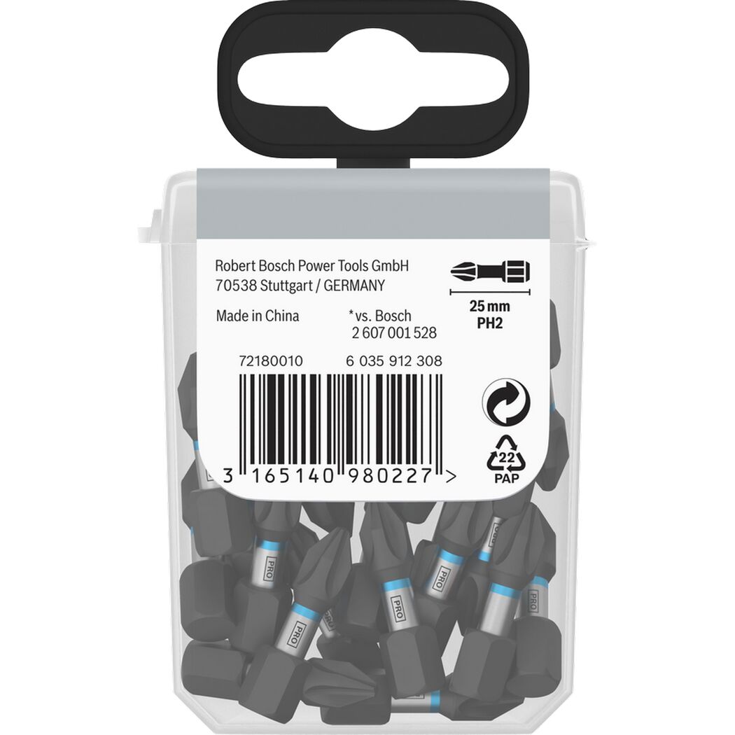 Bit-Set 'Pro PH Impact' PH2 x 25 mm 25 Stück