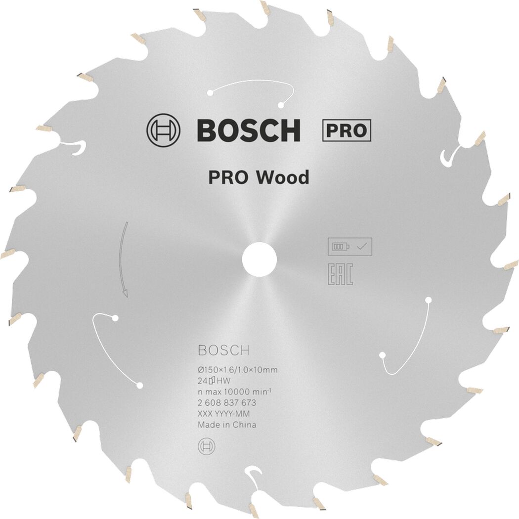 Kreissägeblatt 'Pro Wood cordless' Ø 150 mm, 24 Zähne