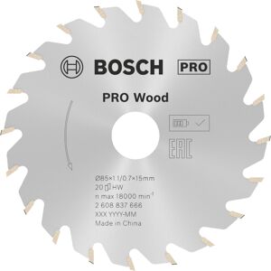 Kreissägeblatt 'Pro Wood cordless' Ø 85mm, 20 Zähne