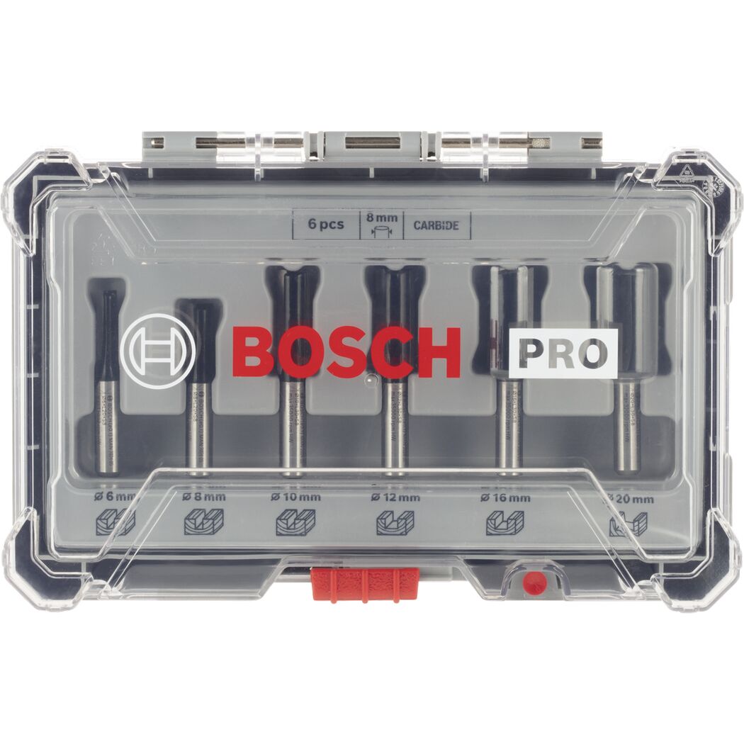 Nutfräser-Set 'Pro Router Bit' 6-teilig