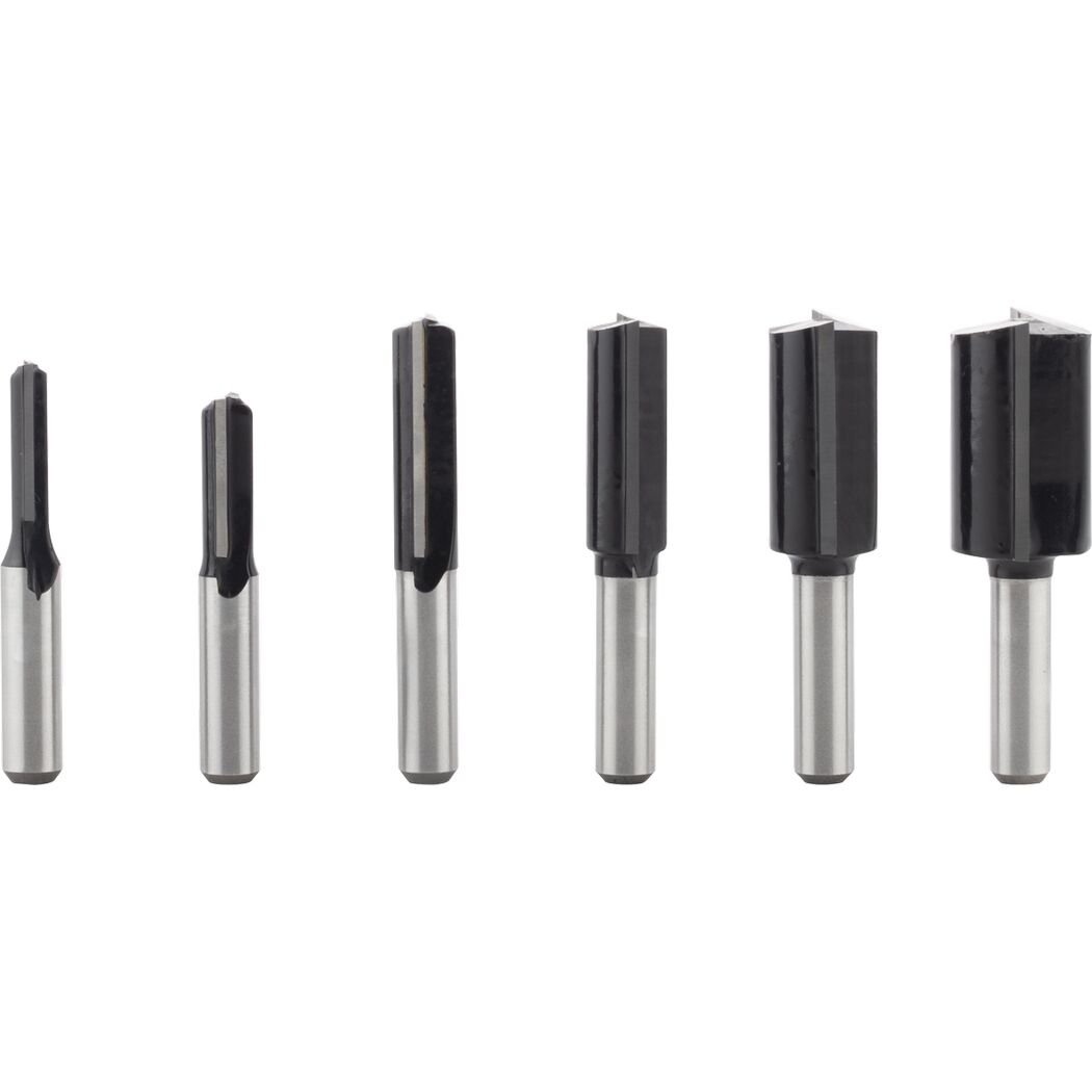 Nutfräser-Set 'Pro Router Bit' 6-teilig