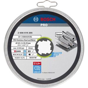 Trennscheiben-Set 'PRO Stainless Steel and Metal X-Lock' Ø 115 10-teilig