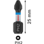 Schrauberbit 'Pro Impact PH2' 25 mm, 2-teilig
