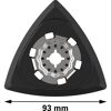 Delta-Schleifplatte 'PRO AVZ 93 G' Ø 93 mm