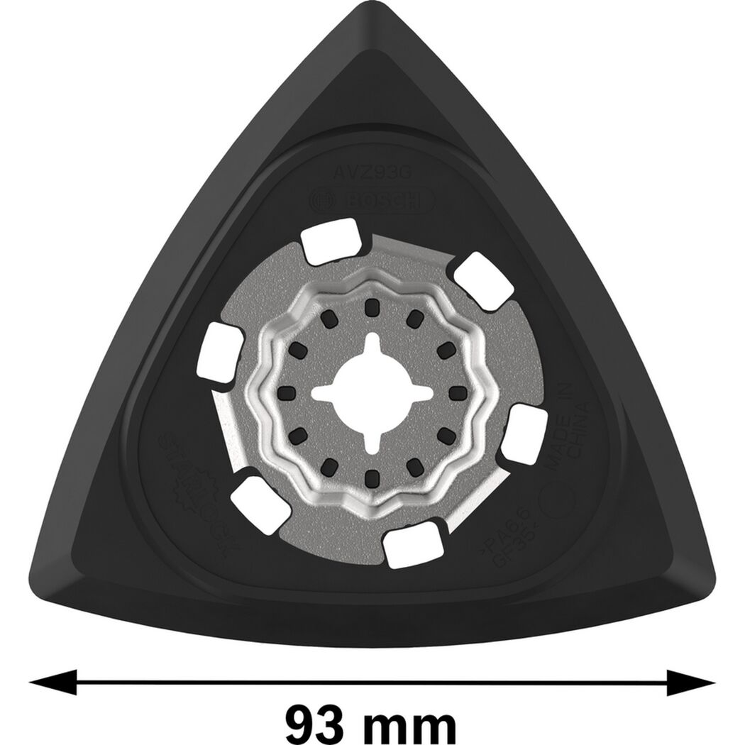 Delta-Schleifplatte 'PRO AVZ 93 G' Ø 93 mm