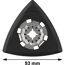 Delta-Schleifplatte 'PRO AVZ 93 G' Ø 93 mm