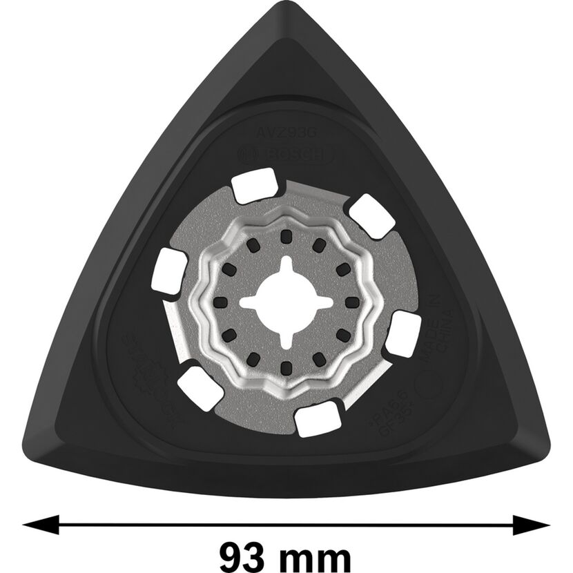 Delta-Schleifplatte 'PRO AVZ 93 G' Ø 93 mm