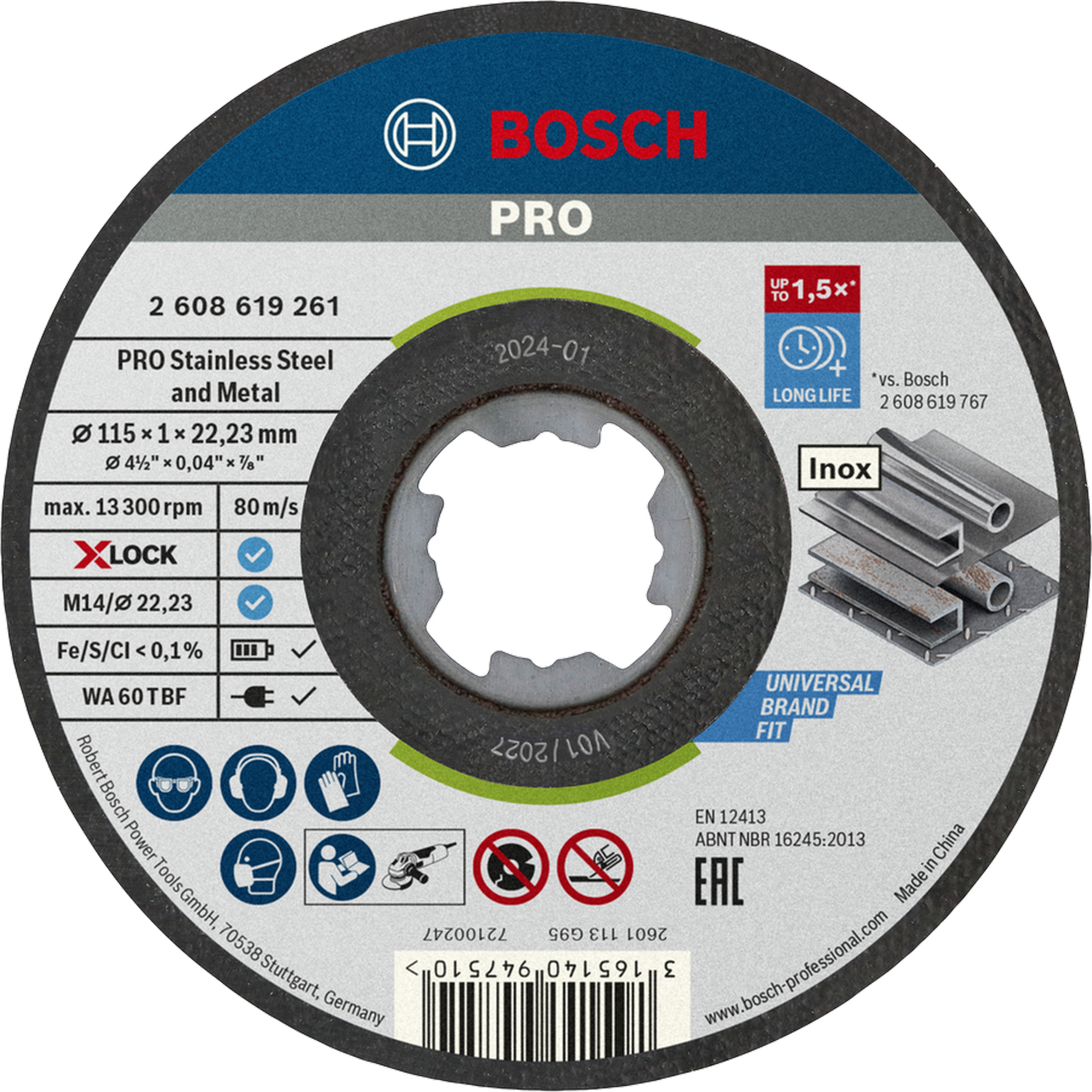 Diamanttrennscheibe 'PRO Concrete' Ø 125 mm