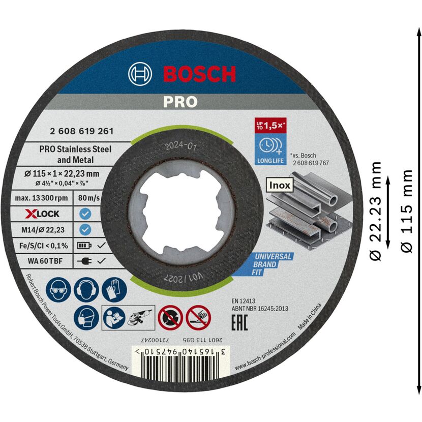 Diamanttrennscheibe 'PRO Concrete' Ø 125 mm