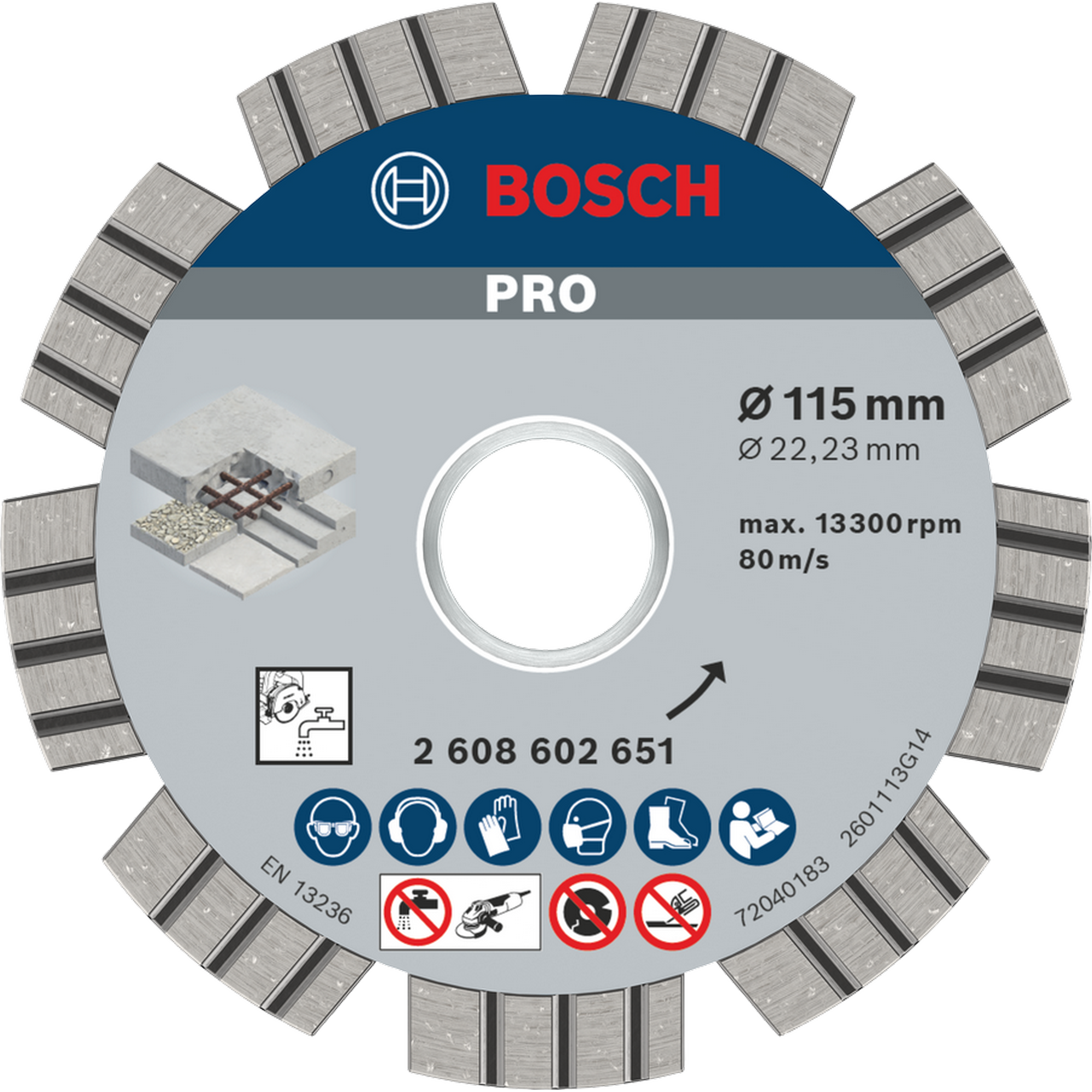 Diamanttrennscheibe 'PRO Multi Material' Ø 125 mm