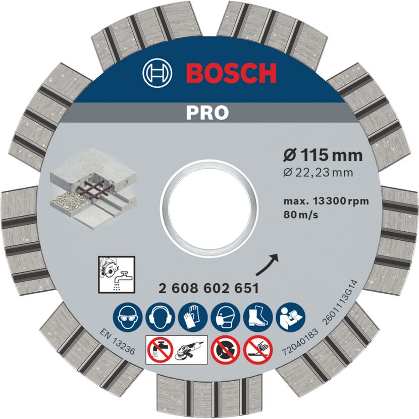 Diamanttrennscheibe 'PRO Multi Material' Ø 125 mm
