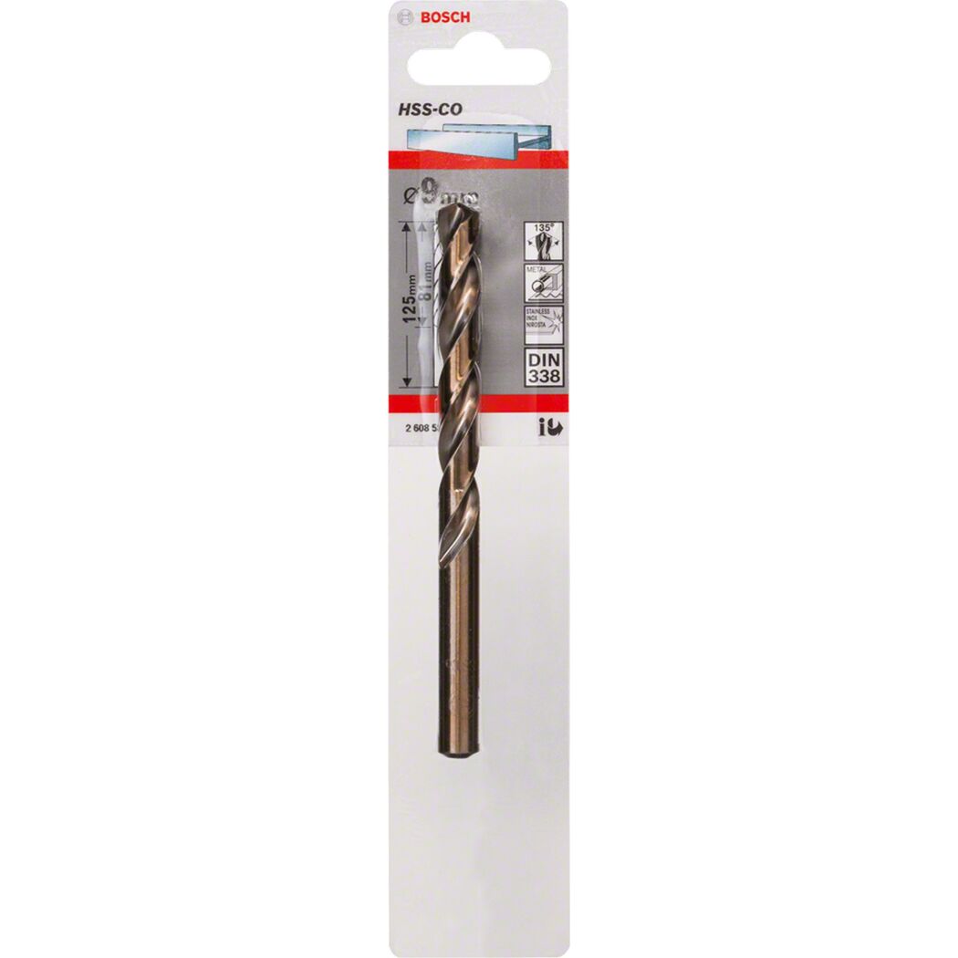Metallbohrer 'HSS-Co' Ø 9 mm