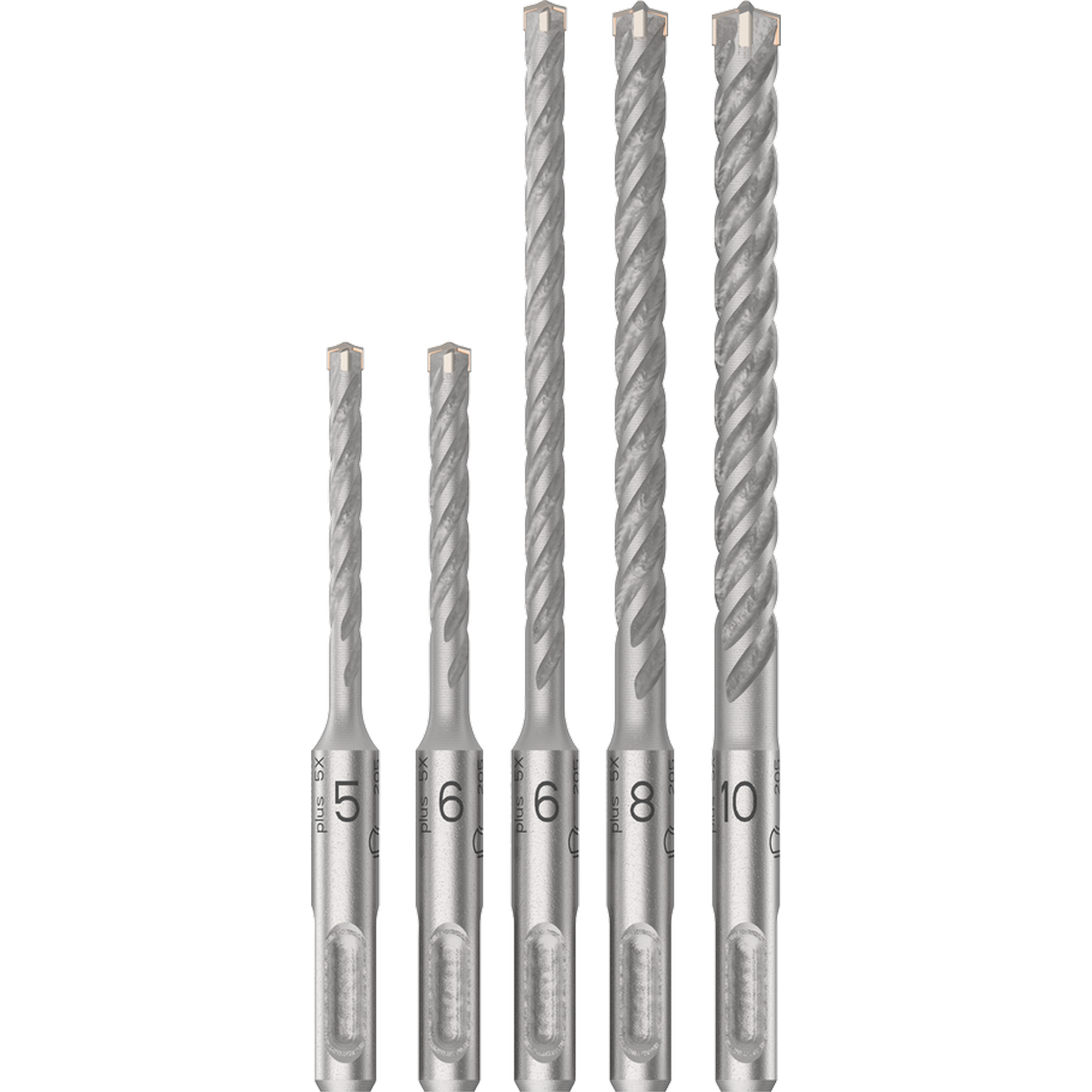 Hammerbohrer-Set 'PRO SDS plus-5X' Ø 5-10 mm 5-teilig