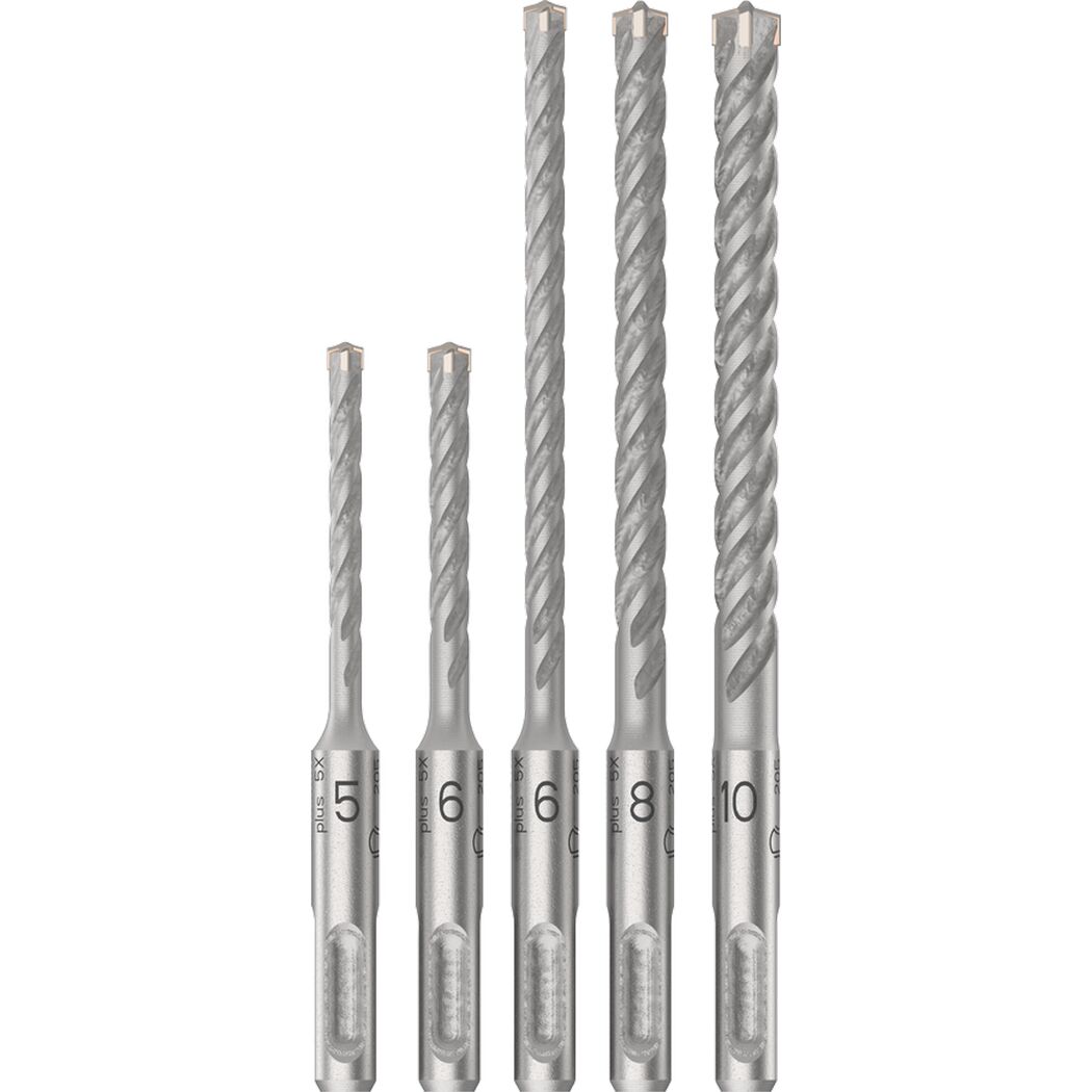 Hammerbohrer-Set 'PRO SDS plus-5X' Ø 5-10 mm 5-teilig