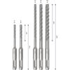 Hammerbohrer-Set 'PRO SDS plus-5X' Ø 5-10 mm 5-teilig