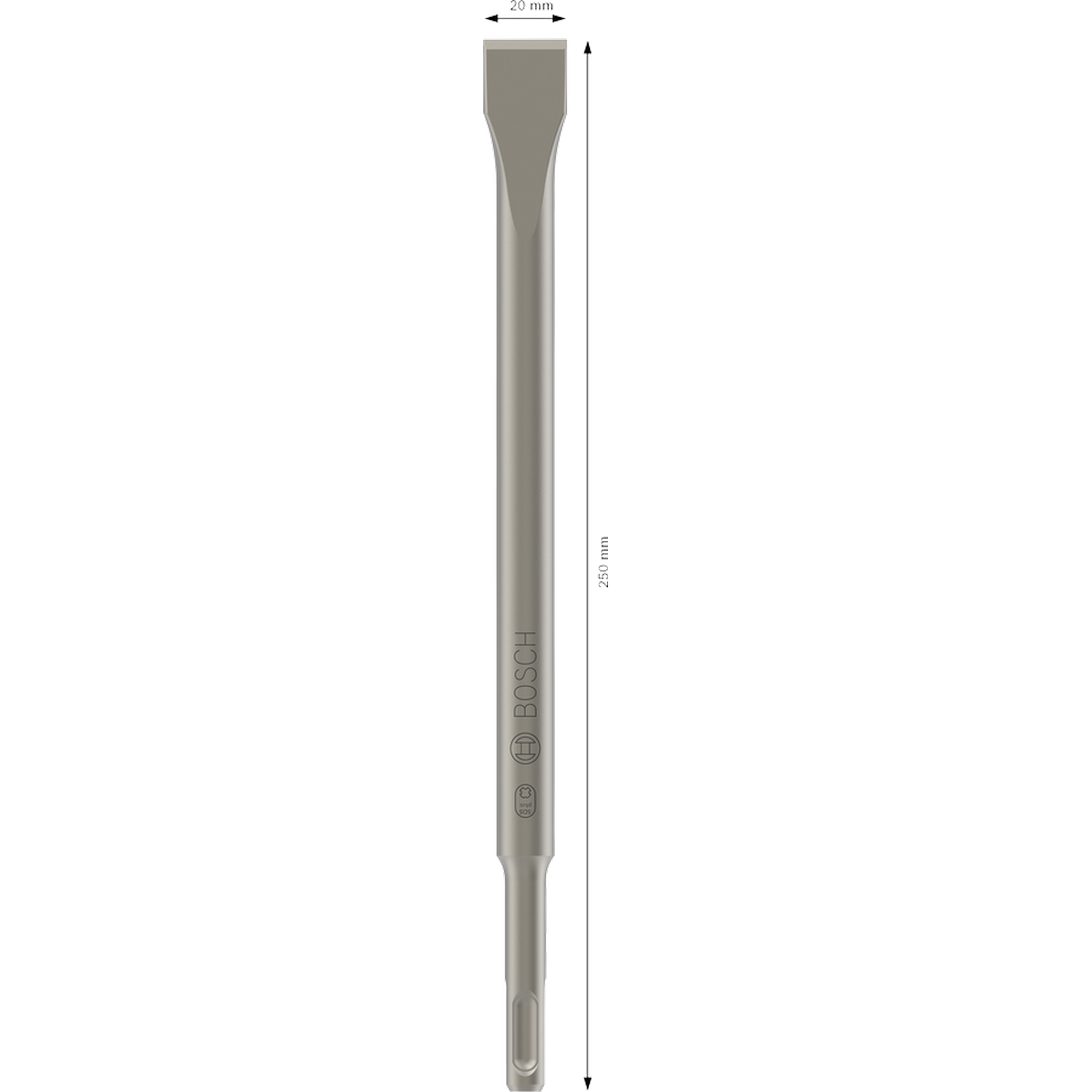 Flachmeißel 'PRO SDS plus-4C' 20 x 250 mm