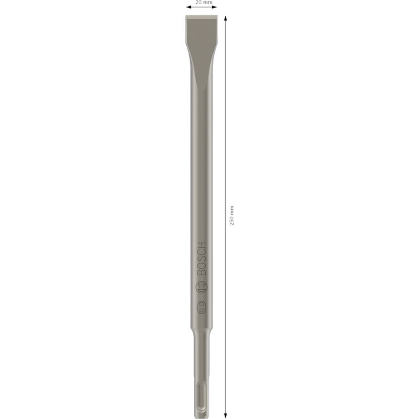 Flachmeißel 'PRO SDS plus-4C' 20 x 250 mm