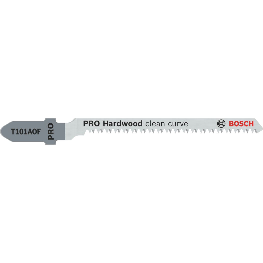 Stichsägeblatt 'Pro Hardwood clean curve T101AOF' 83 mm, 3 Stück