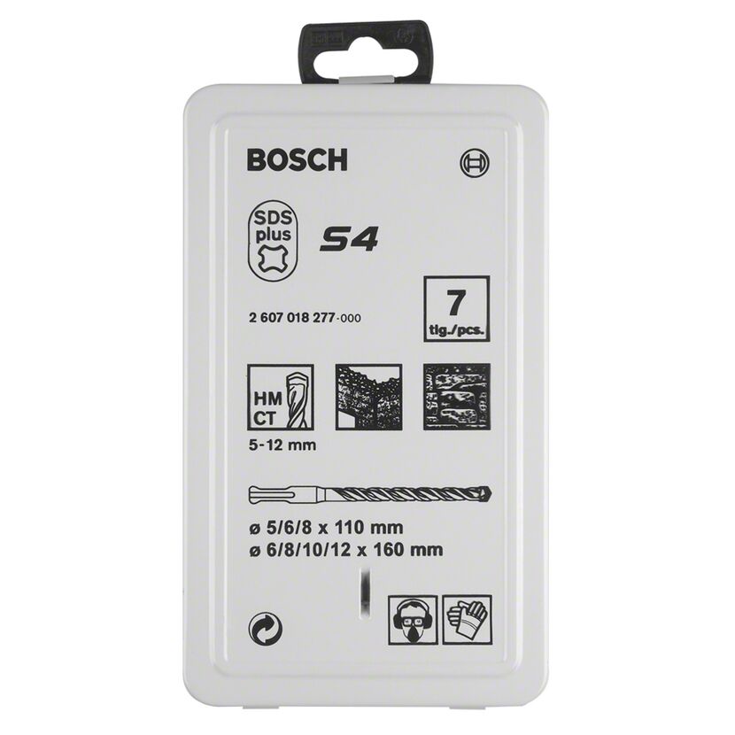 Hammerbohrer-Set Ø 5-12 mm 7-teilig