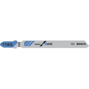 Stichsägeblatt 'Basic for Metal T118GHSS' 92 mm, 3 Stück