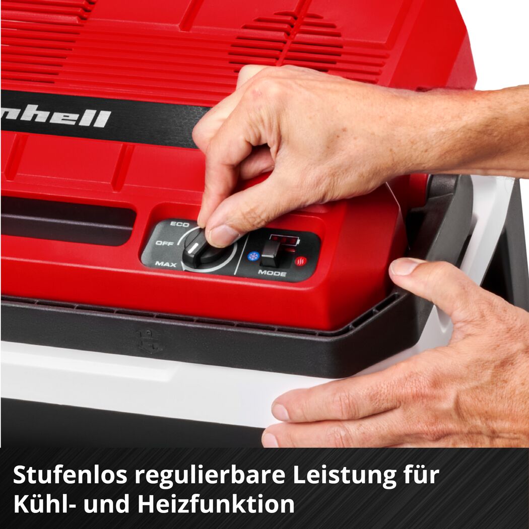 Akku-Kühlbox 'TE-COL 18/27 Li-Solo' schwarz/rot 27 l mit Warmhaltefunktion
