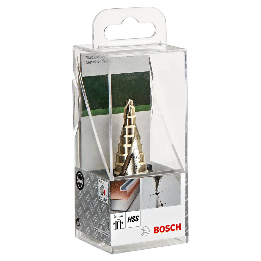 Bosch Stufenbohrer 4-20 mm in Plastikverpackung