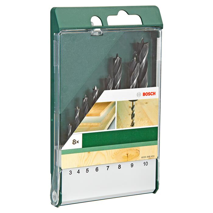 Bild von Bosch Bosch Holzbohrerset 8-teilig Ø 3-10 mm
