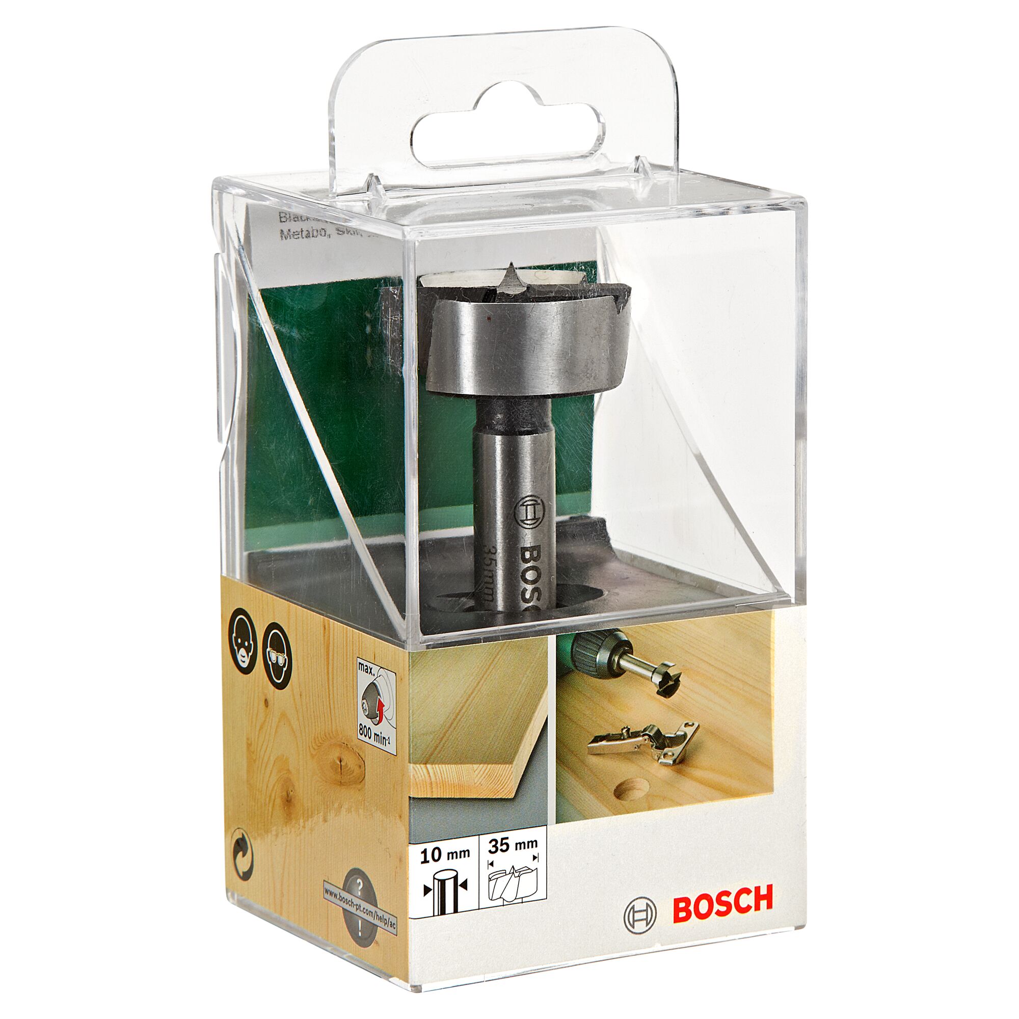 Bosch Forstnerbohrer im Verkaufsblister