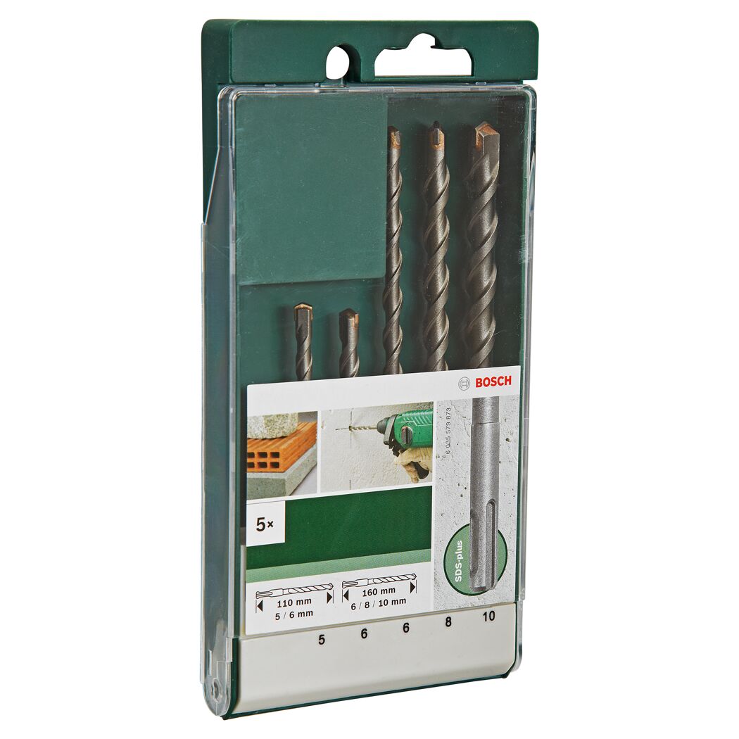 SDS-plus-Hammerbohrerset 5-teilig