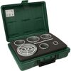 Lochsägen-Set, 5-teilig, HM bestückt, im grünen Kunststoffkoffer