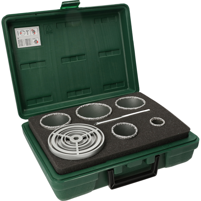 Bild von Lochsägen-Set Ø 33-83 mm 7-teilig
