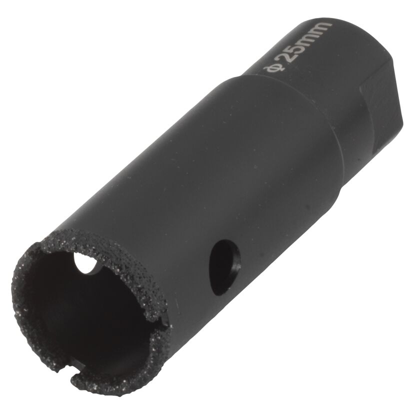Diamant-Lochsäge 'Ceramic' schwarz Ø 25 mm