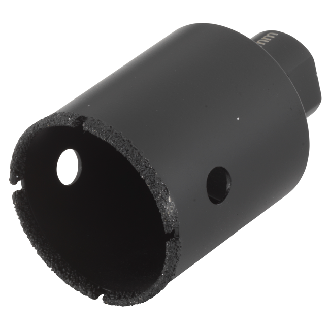 Bild von Diamant-Lochsäge 'Ceramic' schwarz Ø 45 mm