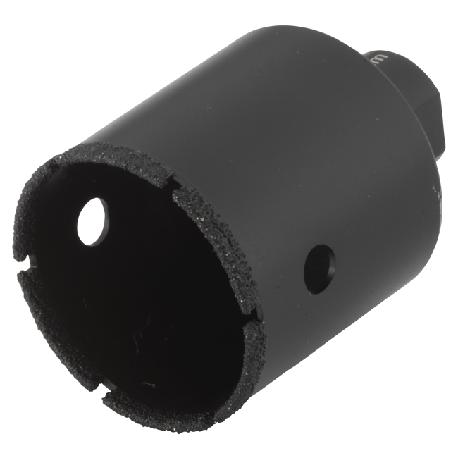 Bild von Diamant-Lochsäge 'Ceramic' schwarz Ø 50 mm